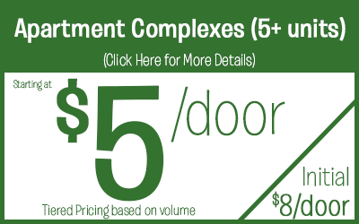 Apartment Complex Pest Control Service protection starting @ $5 per door