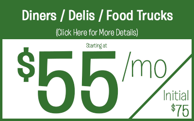 Diners / Deli's / Food Truck starting @ $55 a month