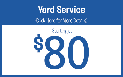 Yard Service Treatments starting @ $80