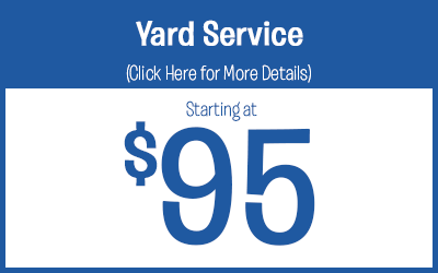 Yard Service Treatments starting @ $95